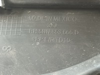 фото thumb №12, Спойлер pod бампер переднее vw tiguan allspace рестайлинг 5nn + решётки спойлер