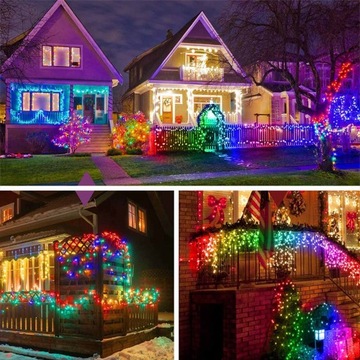 МОЩНЫЕ СВЕТОДИОДНЫЕ НАРУЖНЫЕ ЕЛОЧНЫЕ СВЕТИЛЬНИКИ MULTI 300 LED + УДЛИНИТЕЛЬ