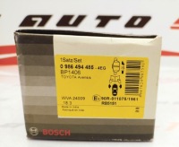 Тормозные колодки тормозные перед 986 494 485 bosch toyota avensis Оригинал, фото thumb
