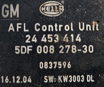 фото thumb №3, Модуль поворота afl лампы 24453414 opel signum vectra c