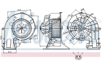 фото thumb №11, Двигун електричний nissens 87025 pl dystrybucja