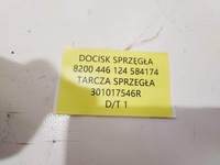 фото thumb №8, Новое org сцепление прижим диск renault dacia 1.6