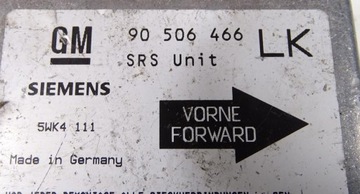 фото thumb №5, Модуль датчик подушек подушка безопасности opel vectra a 88-1995