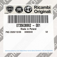 фото thumb №6, Fiat оригинальный номер 735638862 , 73563308