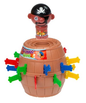 СЕМЕЙНАЯ ЛОГИЧЕСКАЯ ИГРА CRAZY PIRATE STACK THE PIRATE