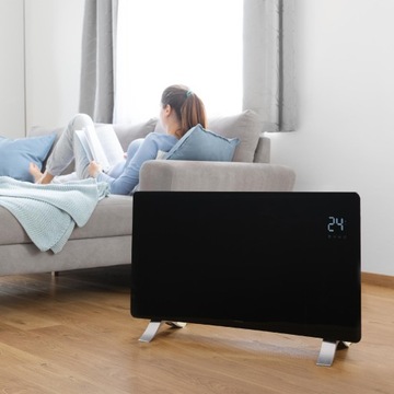 Электрический обогреватель CONVEKTOR SMART WiFi 2400Вт ЭКО режим Sencor SCF 4741BK