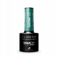 CLARESA Морская блестящая гибридная лак с блестками 20