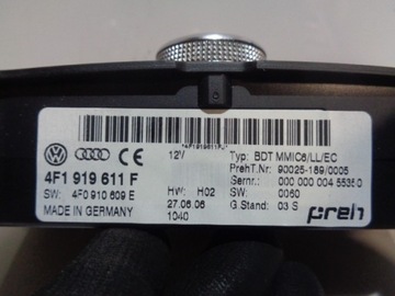 фото thumb №8, Панель mmi audi a6 c6 4f1919611f