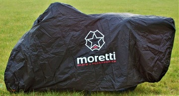 Pokrowiec Motocyklowy Moretti L motocykl z Kufrem