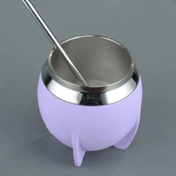Чашка для чая Yerba Mate с двойными стенками из нержавеющей стали, 280 мл Rocket C