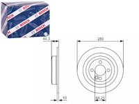 фото thumb №1, Гальмівні диски гальмівні 2szt. задня mini r56 r57 r58 r59 clubman r55 1.6