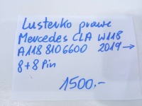 Купить Зеркало правое mercedes cla w118 a1188106600, фото thumb