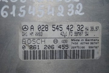 фото thumb №5, Компьютер блок управления двигателя mercedes w202 c класс a0285454232 02615454232