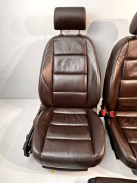 фото thumb №5, Audi a6 c6 4f підігрів el. сидіння / заднє сидіння / обшивки / комплект коричнева шкіра