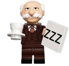 ФИГУРКА LEGO MINIFITURES MUPPETS SERIES MR. WALDORF MAPS 71033 9