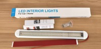 фото thumb №10, 2x авто лампа потолочная led интерьера автобус 12v 120led 30cm