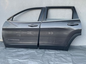 фото thumb №1, Jeep cherokee kl рестайлинг дверь левая переднее задние комплект 2018- серый