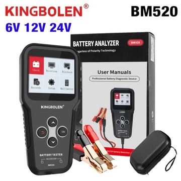 ТЕСТЕР АККУМУЛЯТОРА 6 В 12 В 24 В 2-220 Ач BM520 B670