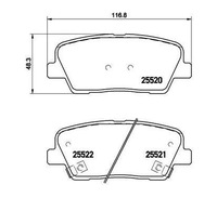 фото thumb №1, Brembo тормозные колодки тормозные hyundai grand santa fe
