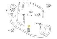 фото thumb №10, Пряжка трубка распылителя bmw e39 e46 e53 x5 x3