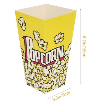 Коробки для попкорна, 200 шт., ведра для попкорна, бумага для вечеринок