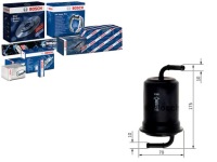 фото thumb №1, Фільтр пального hyundai sonata iii kia avella mazda 3