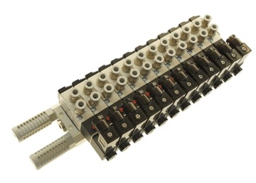 Wyspa 12 zaworowa AIRTAC Seria 100 5/2 - 1/8 24V DC