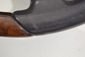 фото thumb №8, Руль кожа дерево mercedes w140 c140 s класс рестайлинг графитовая серый