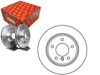 фото thumb №1, Комплект диск тормозных [trw]