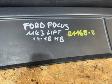 фото thumb №11, Ford focus mk3 iii рестайлінг 14-19 hb спойлер планка накладка бампера зад задня