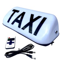 фото thumb №16, Лампа косая led taxi белый с napisem управление пульт