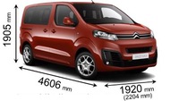 фото thumb №10, Citroen jumpy spacetourer 2016+ short l1h1 рейлінги багажник