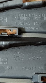 фото thumb №10, Bmw 5 g30 g31 lift m-pakiet решітка правий перед