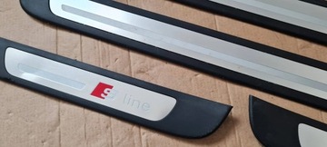 фото thumb №6, A6 c7 4g рестайлінг планка планки накладки порогові перед зад ліві праві