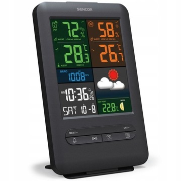 Беспроводная метеостанция Sencor SWS 7300 с часами