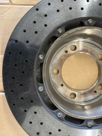 Диск тормозная керамическая левый задний  porsche 718 98135203101 98735203103 Доставка, фото thumb