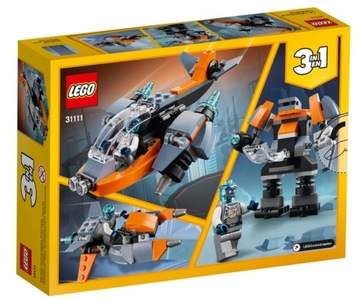 LEGO Creator 31111 CYBERDRON 3W1 MECH DRON SKUTER / EOL Ostatnia szansa