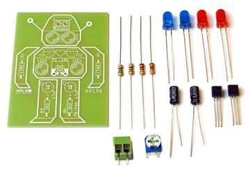 AR198 Migający robocik LEDward nauka elektroniki