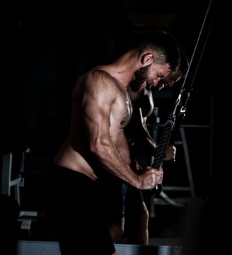 ВЕРЕВОЧНАЯ РУЧКА ДЛЯ ВЕРХНЕГО НИЖНЕГО ПОДТЯЖЕНИЯ Скакалка Atlas TRICEPS BICEPS 200КГ +К