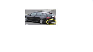 фото thumb №16, Vw golf 7 vii r 15-r. 5g9 універсал schwarz задній спойлер зад дифузор
