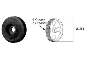 фото thumb №9, Sasic колесо ременное вала коленчатого opel astra g/vectra c/zafira