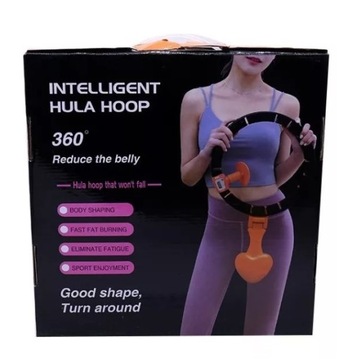 Hula hop HULA ROLL z obciążeniem odchudzające Z LICZNIKIEM