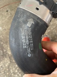 Mercedes c klasa w204 рестайлінг  патрубок шланг труба powiet Оригінал, фото thumb