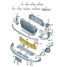 фото thumb №10, Audi q3 f3 передня частина бампер lower решітка 83a807683c9b9 83a807683c 9b9 oem