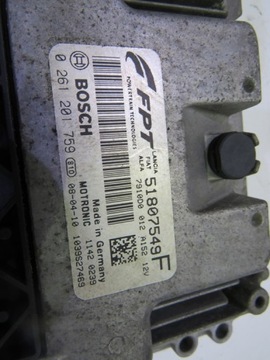 фото thumb №5, Компьютер двигателя fiat 500 1.4 16v 08r 0261201759