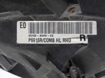 фото thumb №8, Honda crv iii 06-11 лампа передня права перед оригінальний номер