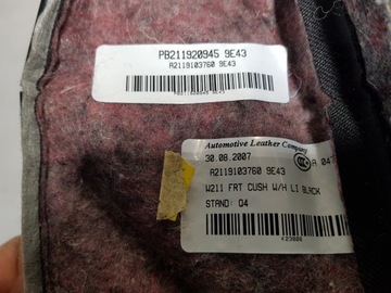 фото thumb №11, Сиденье сиденья правый перед пассажира mercedes w211