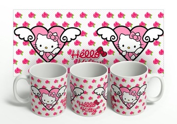 ПОДАРОЧНЫЙ НАБОР КРУЖКА ДЛЯ ДЕТЕЙ ТАТУ НАКЛЕЙКИ HELLO KITTY КАЧЕСТВО