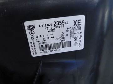 фото thumb №9, Mercedes e 212 w212 лампа ліва ніч bi-xenon