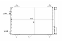 фото thumb №2, Конденсатор конденсатор кондиционера citroen c4 2.0 04- hart